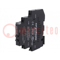 Relay: solid state; Ucntrl: 200÷280VAC; 12A; 24÷280VAC; -30÷80°C