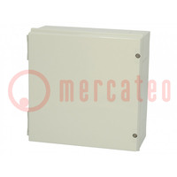 Enclosure: wall mounting; X: 320mm; Y: 320mm; Z: 150mm; NEO; ABS; grey