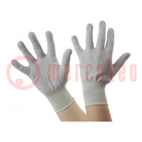 Beschermende handschoenen; ESD; XL; Eigenschappen: dissipatief