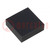 Self-adhesive foot; black; rubber; Y: 10mm; X: 10mm; Z: 3.5mm