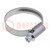 Worm gear clamp; 25÷40mm; steel; Plating: zinc