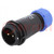 Plug; SP21; male; PIN: 2; IP68; 4.5÷7mm; 30A; soldering; for cable