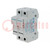 Fuse holder; cylindrical fuses; 10.3x38mm; 30A; 600VAC; -40÷130°C
