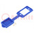 Joint de socket avec capuchon; SLIM; bleu; 29mm; Joint: silicone