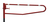 Modellbeispiel: Gatterschranke 360° rot/weiß mit Dreikantverschluss (Art. 413.151bf)