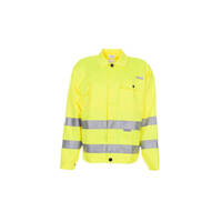 Warnschutzbekleidung Bundjacke uni, Farbe: gelb, Gr. 24-29, 42-64, 90-110 Version: 90 - Größe 90