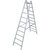Sprossen-DoppelLeiter, (Alu), Arbeitshöhe 4,35 m,Leiternhöhe 2,75 m, Gewicht 10,9 kg
