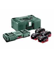 Metabo Basis-Set 4x LiHD 5.5Ah ASC 145 DUO + metaBOX 145