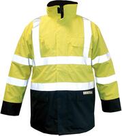 Parka M-Safe Multinorm geel/blauw maat S