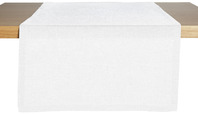 Tischläufer Nova; 45x130 cm (BxL); weiß; rechteckig