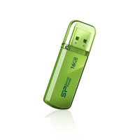 Silicon Power Helios 101 USB flash meghajtó 16 GB USB A típus 2.0 Zöld