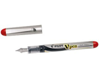 Pilot V-Pen penna stilografica Argento, Trasparente