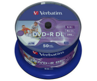 Verbatim 43703 írható DVD 8,5 GB DVD-R 50 db