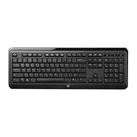 HP 643690-DE1 toetsenbord USB Arabisch Zwart