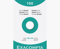 Exacompta 13802X indexkaart Wit