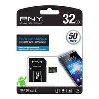 PNY Performance 32 GB MicroSDHC UHS-I Klasse 10