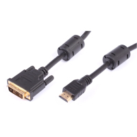 Uniformatic 12514 câble vidéo et adaptateur 5 m DVI HDMI Type A (Standard) Noir