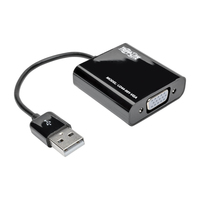 Tripp Lite U244-001-VGA video kabel adapter VGA (D-Sub) USB Type-A Zwart