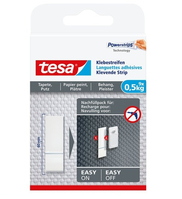TESA Languettes adhésives pour papier peint & plâtre 0.5kg