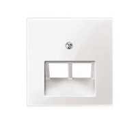 Merten 298019 placa de pared y cubierta de interruptor Blanco