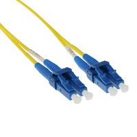 ACT RL1703 Glasvezel kabel 3 m 2x LC OS2 Blauw, Geel