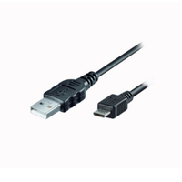 e+p TL 592 USB-kabel 1 m USB 2.0 Micro-USB B USB A Zwart