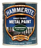 Hammerite Direct To Rust Metal Paint Hammered Finish 0.75 L