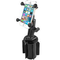 RAM Mounts X-Grip Phone Mount with RAM-A-CAN II Cup Holder Base