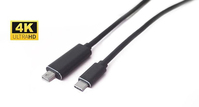 Microconnect USB3.1CMDP1 USB-Grafikadapter 3840 x 2160 Pixel Schwarz