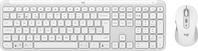 Logitech MK950 Signature Slim keyboard Mouse included RF Wireless + Bluetooth QWERTY UK English White