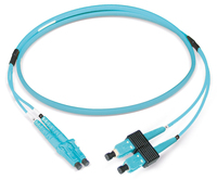 Dätwyler Cables 421334 Glasfaserkabel 4 m LCD SCD OM3 Türkis