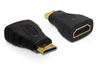 DeLOCK 65244 cambiador de género para cable 19-p HDMI-C M 19-p HDMI-A F Negro