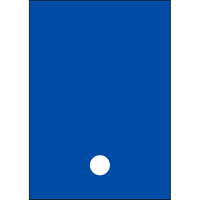 Brady NL7541A4BL-DOT self-adhesive label Rectangle Permanent Blue, White 1 pc(s)