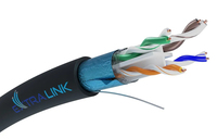 Extralink Kabel sieciowy skrętka CAT6 FTP (F/UTP) V2 Zewnętrzny 305M