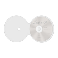MediaRange BOX86 cd/dvd táska C-shell tok 1 lemezek Átlátszó