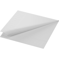 Duni 171692 Papierserviette Seidenpapier Weiß