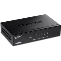 Trendnet TEG-S51 network switch Unmanaged Gigabit Ethernet (10/100/1000) Black