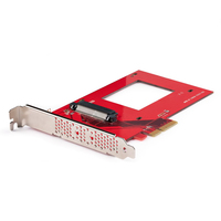 StarTech.com Scheda adattatore da U.3 a PCIe, adattatore PCIe 4.0 x4 per SSD U.3 NVMe da 2,5", scheda aggiuntiva PCI Express SFF-TA-1001 per desktop/server, conforme a TAA - Ind...