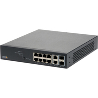 Axis 01191-002 hálózati kapcsoló Vezérelt Gigabit Ethernet (10/100/1000) Ethernet-áramellátás (PoE) támogatása Fekete
