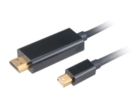 Akasa AK-CBDP19-18BK video kabel adapter 1,8 m DisplayPort HDMI Zwart