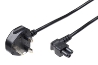Microconnect PE090818A tápkábel Fekete 1,8 M G típusú hálózati csatlakozó C5 csatlakozó