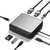 ALOGIC DUCD2 laptop dock & poortreplicator Bedraad USB 3.2 Gen 2 (3.1 Gen 2) Type-C Grijs, Zwart
