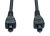 e+p LLK 115/3 Glasvezel kabel 3 m TOSLINK Zwart