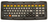 Zebra KYBD-QW-VC80-L-1 teclado para móvil Negro USB QWERTY Inglés