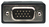 Manhattan SVGA Monitorkabel mit Ferritkernen, HD15 Stecker auf HD15 Stecker mit Ferritkernen, schwarz, 15 m