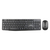 Ultron UMC300 keyboard Mouse included RF Wireless German Black