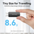 Vention 2-in-1 USB 2.0 A Card Reader(SD+TF) Black Single Drive Letter