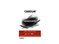 Zeichenblock Canson Graduate Sketch leichte Körnung 96g/qm 40Blatt A3 29.7x42cm