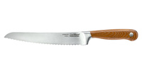 Brotmesser FEELWOOD 21 cm Komfortabler Griff aus gehärtetem Eschenholz und