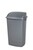 Abfallbehälter VB 009332 50 Liter, Farbe Grau, aus Kunststoff, mit Deckel,